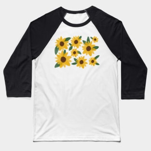 cute yellow sunflowers Baseball T-Shirt